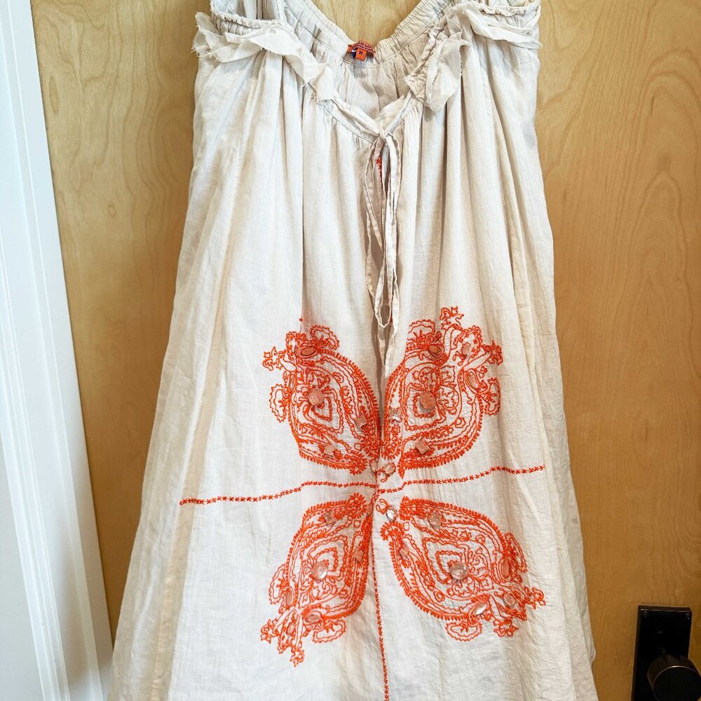 Chan Luu Embroidered Dress